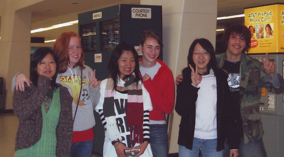 A group of exchange students.